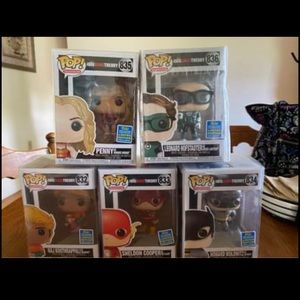 The Big Bang Theory SDCC Funko Pops! Complete Set